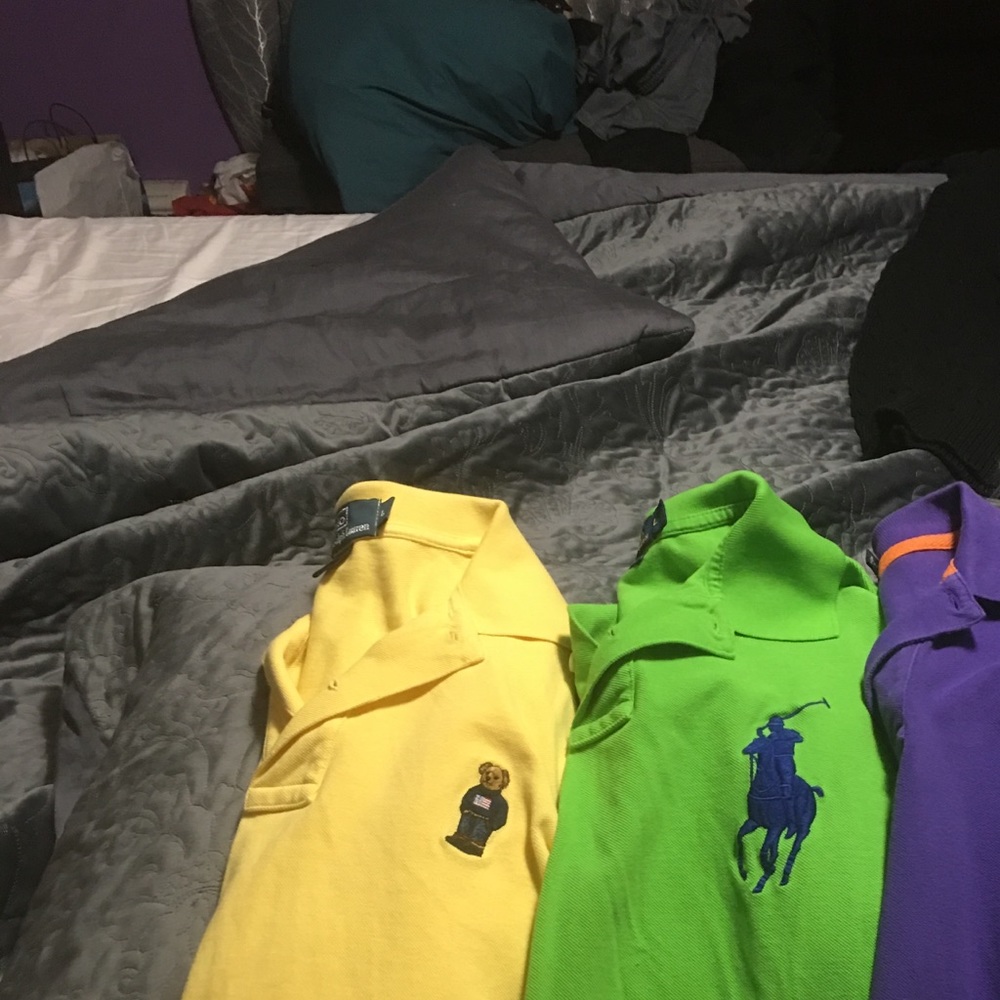 Ralph Lauren , polo bear short leave shirt
